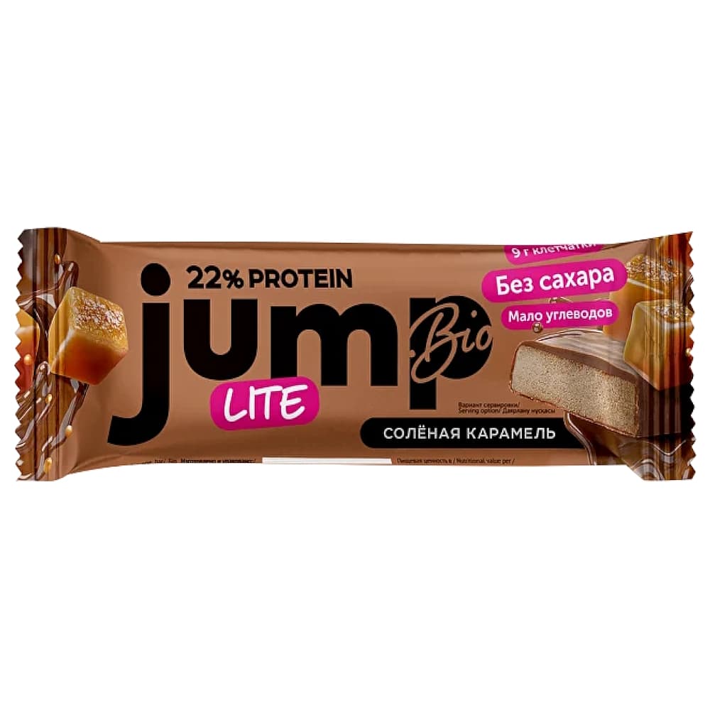 Протеиновый батончик JUMP BIO «Соленая карамель» 40г
