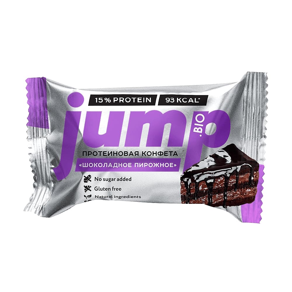 Протеиновая конфета JUMP BIO «Шоколадное пирожное» 30г