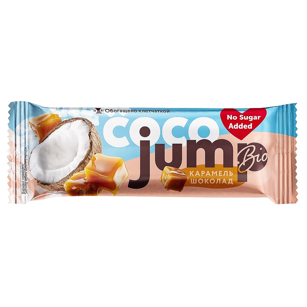 Протеиновый батончик JUMP BIO «Карамель шоколад» 40г