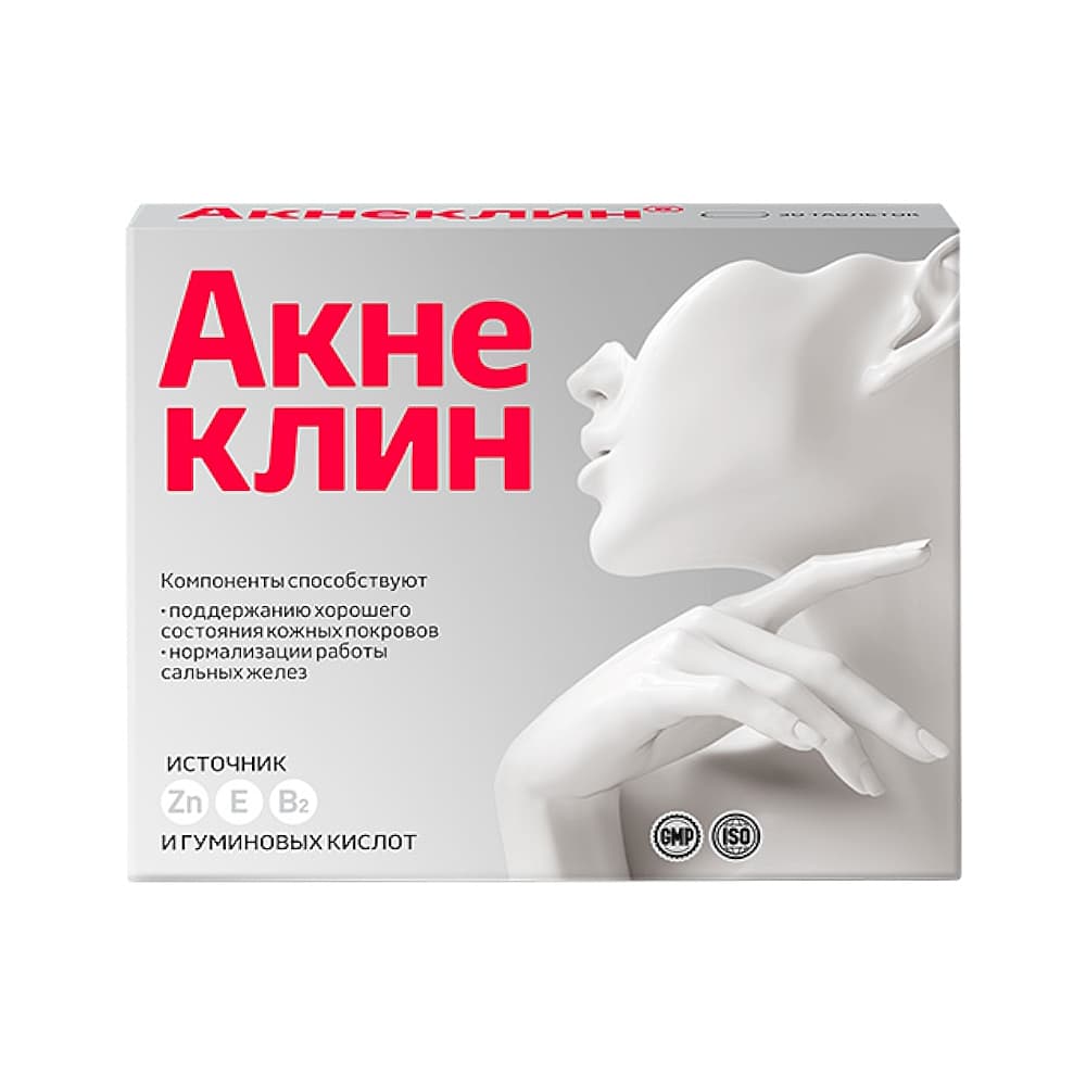 Акнеклин комплекс от прыщей таблетки 30шт