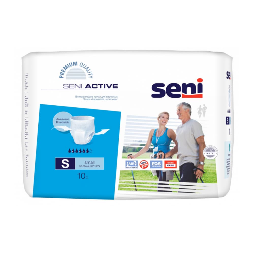 Seni Active Трусики для взрослых, S, 10 шт.