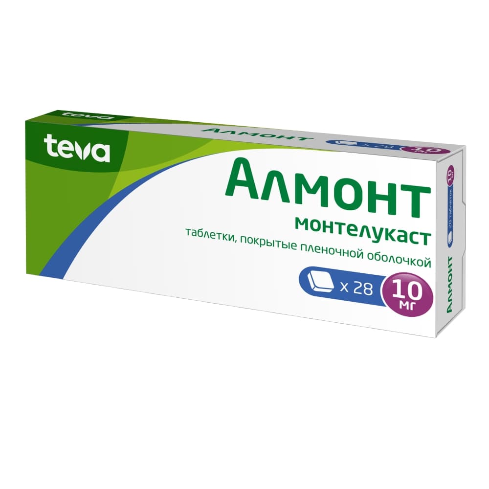 Алмонт таблетки 10 мг, 28 шт.