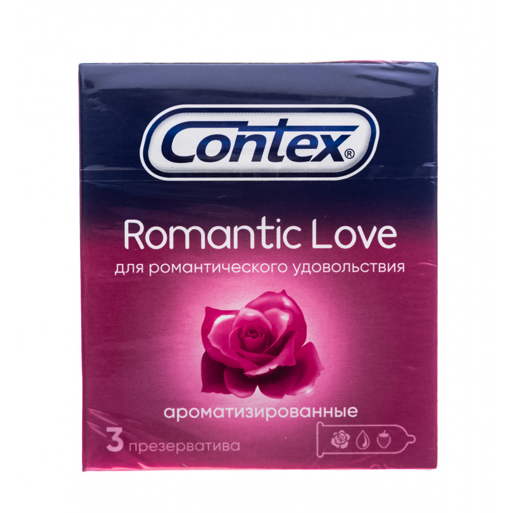 CONTEX Romantic Love ароматизированные презервативы, №3