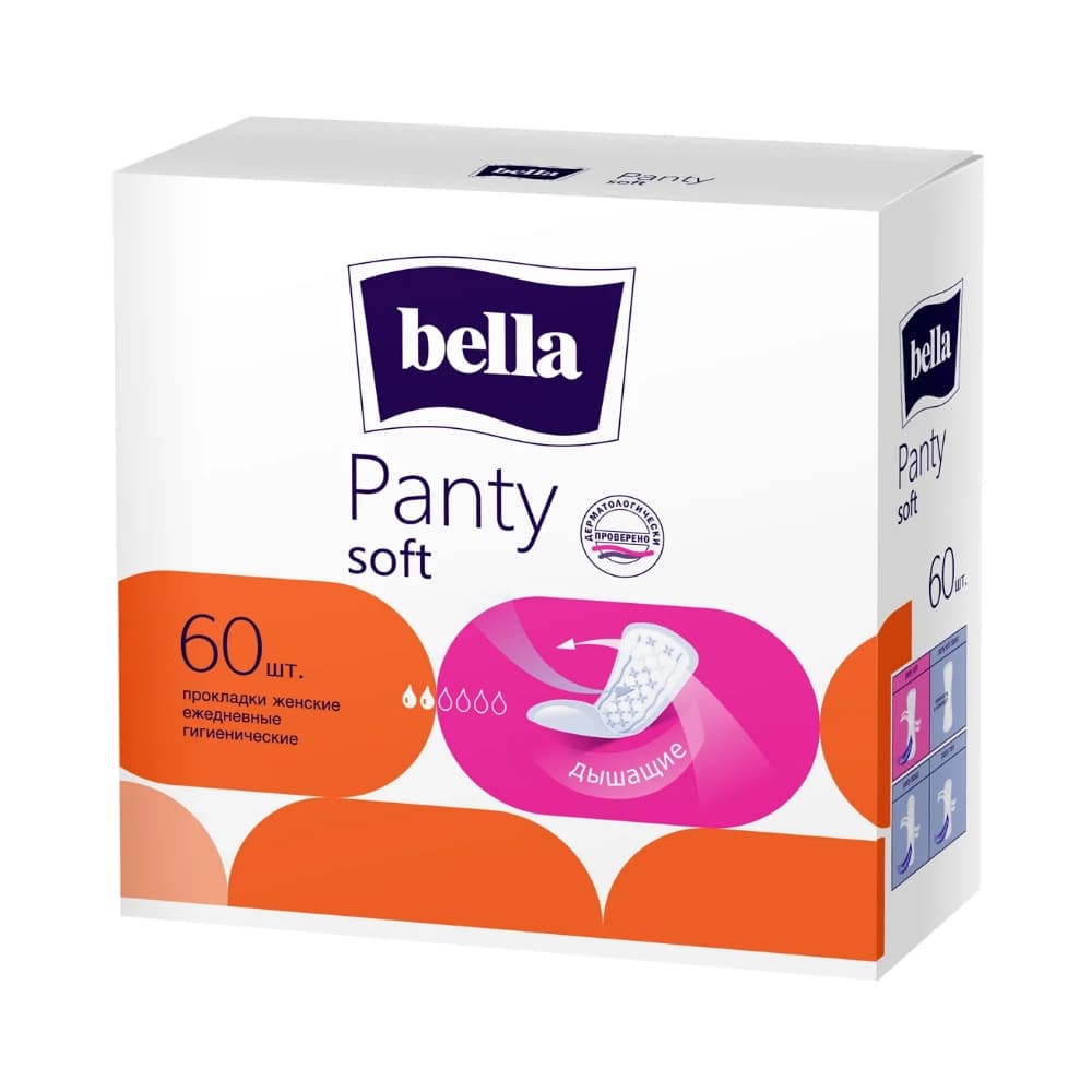 Bella Panty soft прокладки ежедневные, 60 шт.