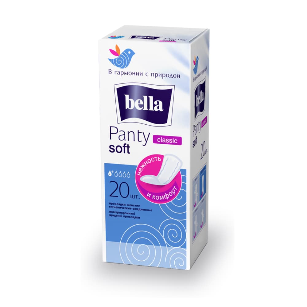 Bella Panty soft classic прокладки ежедневные, 20 шт.