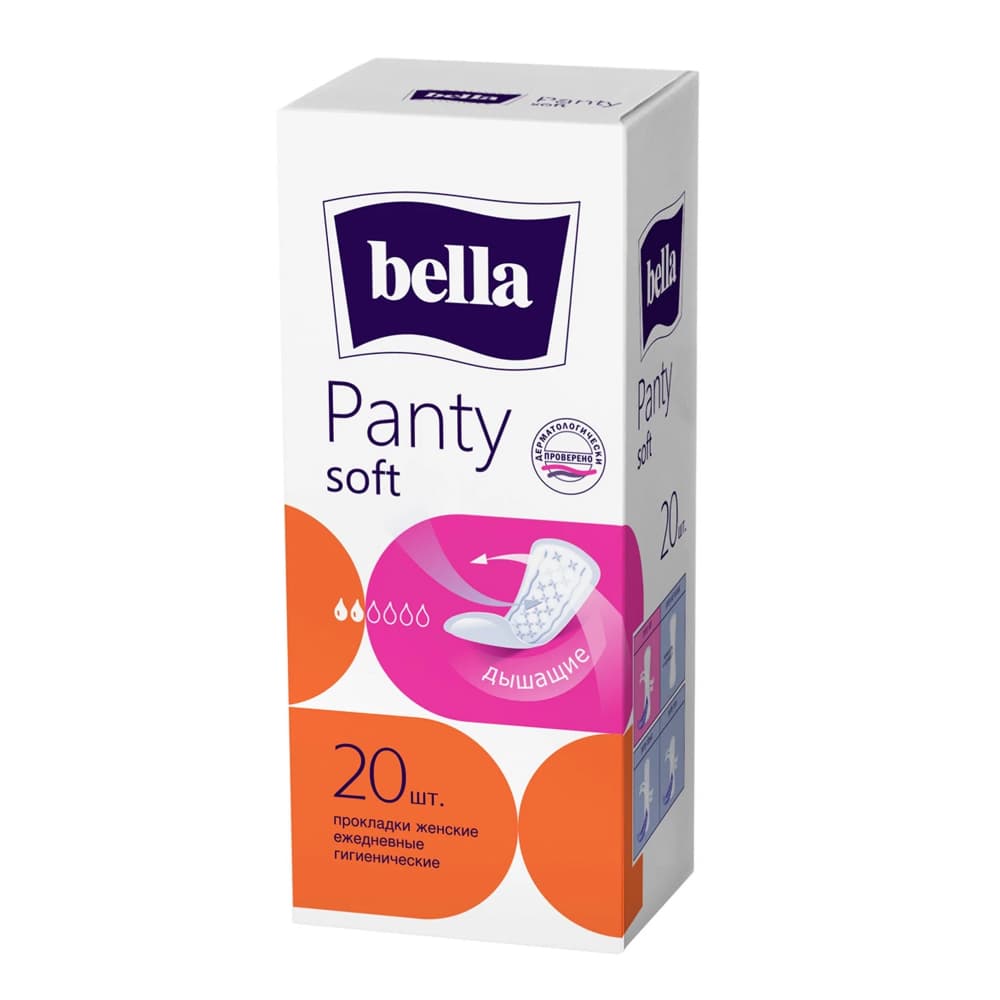 Bella Panty soft прокладки ежедневные, 20 шт.