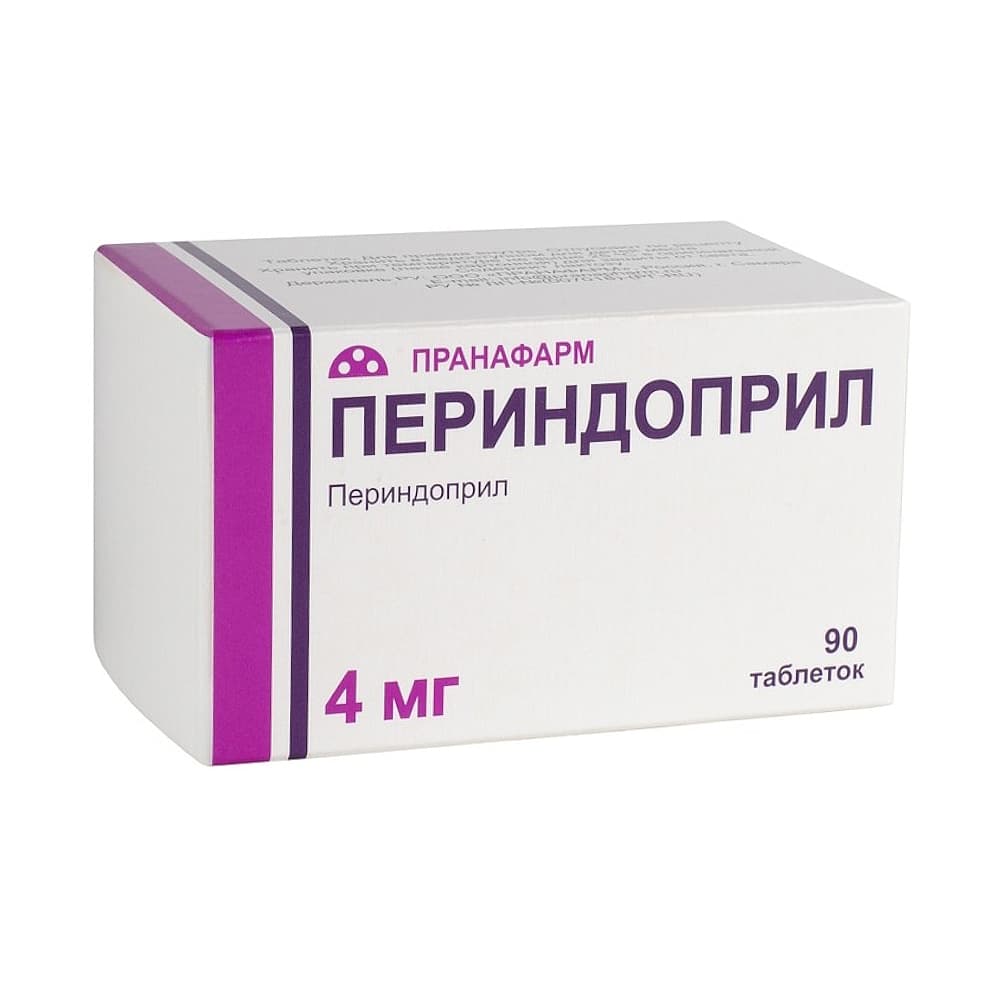 Периндоприл-Прана таблетки 4 мг,90 шт.