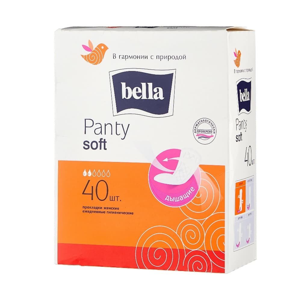 Bella Panty soft прокладки ежедневные, 40 шт.