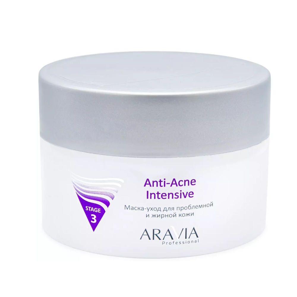 ARAVIA Professional маска-уход для пробленной и жирной кожи Anti-Acne, 150 мл.