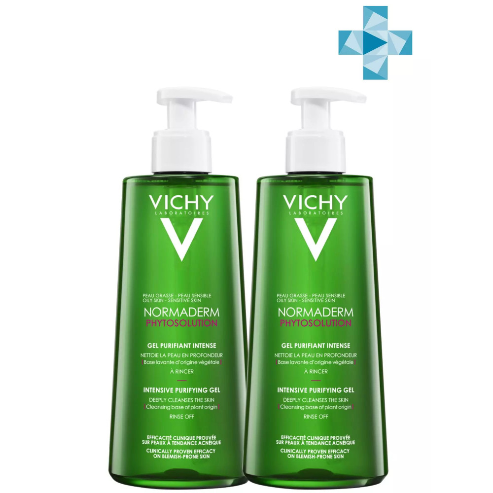 VICHY Normaderm Phytosolution очищающий гель для умывания, 400 мл, №1