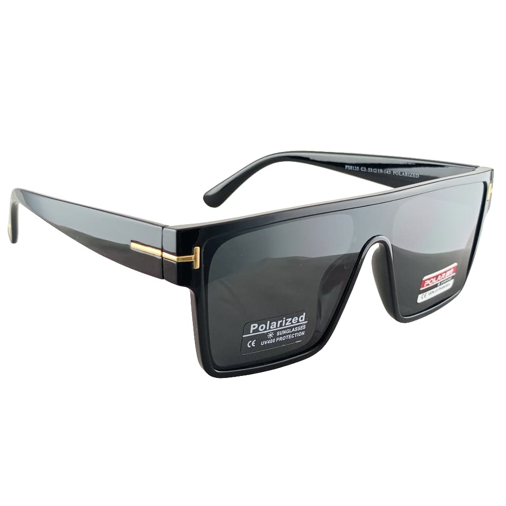 Очки POLAR SPORT polarized солнцезащитные черные /8135