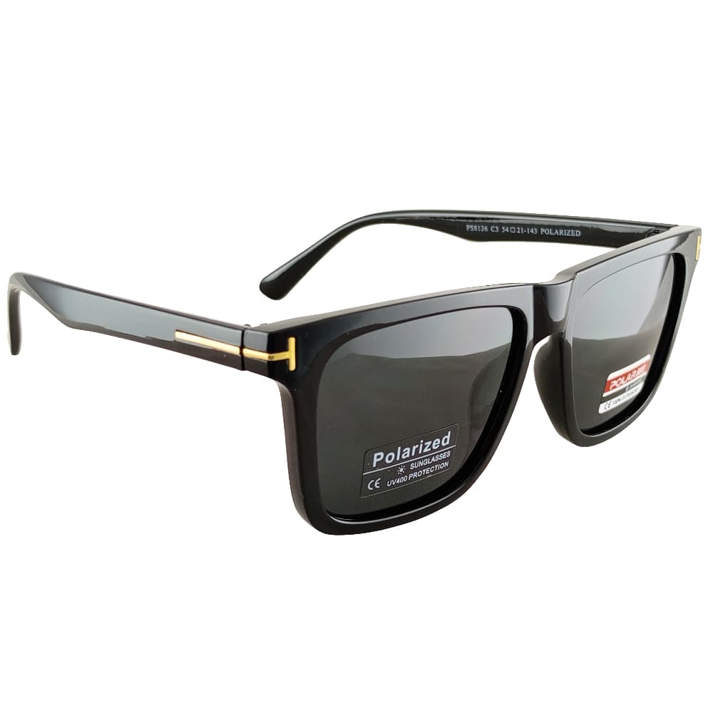 Очки POLAR SPORT polarized солнцезащитные черные /8136