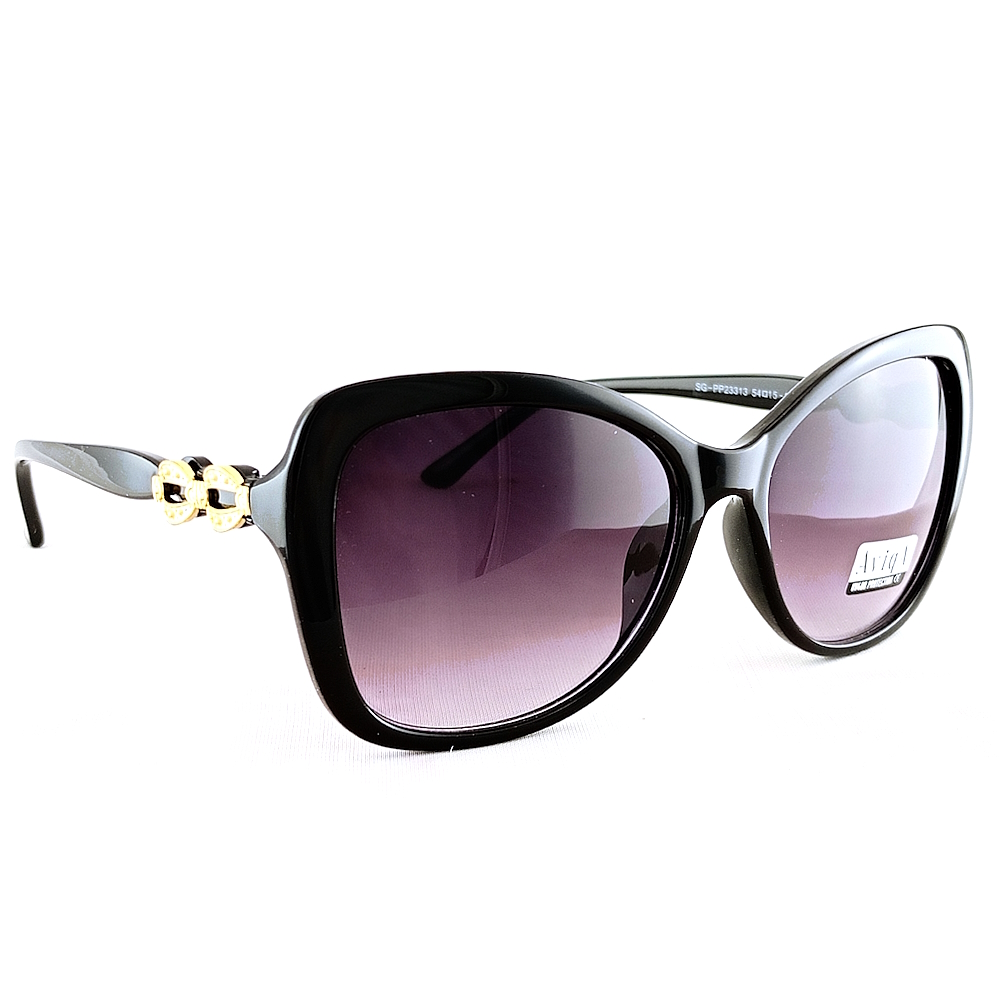 Очки солнцезащитные AVIQA черные с градиентом /23313