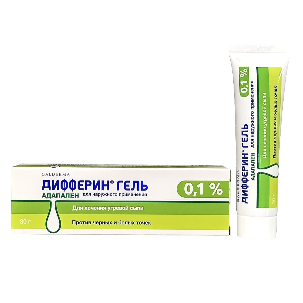 Дифферин гель 0,1%, 30гр.