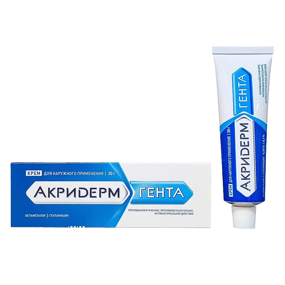 Акридерм Гента крем, 30 гр