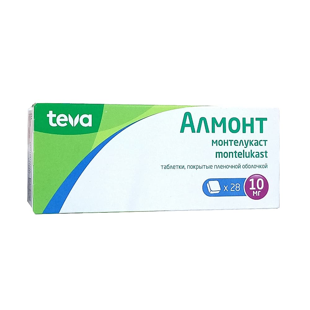 Алмонт таблетки 10 мг, 28 шт.