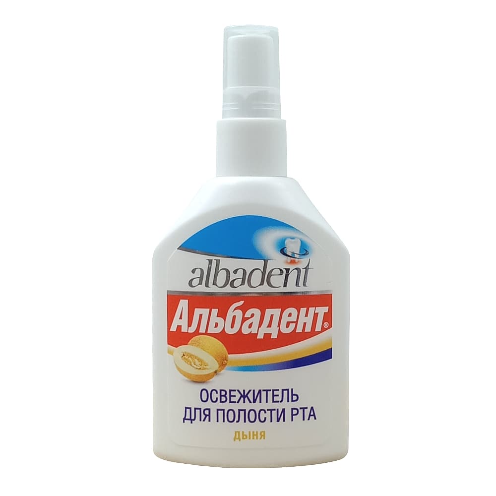Альбадент освежитель для полости рта со вкусом дыни, спрей 35мл