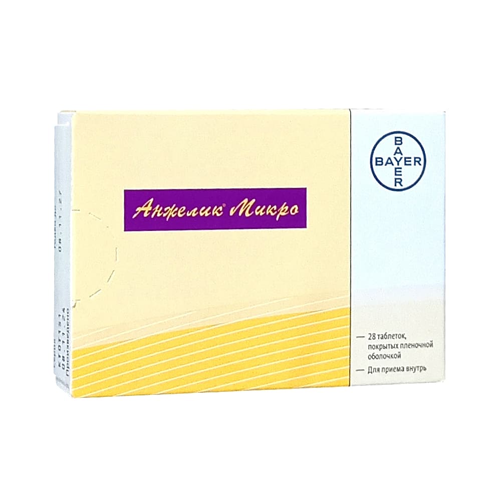 Анжелик микро таблетки, 28 шт