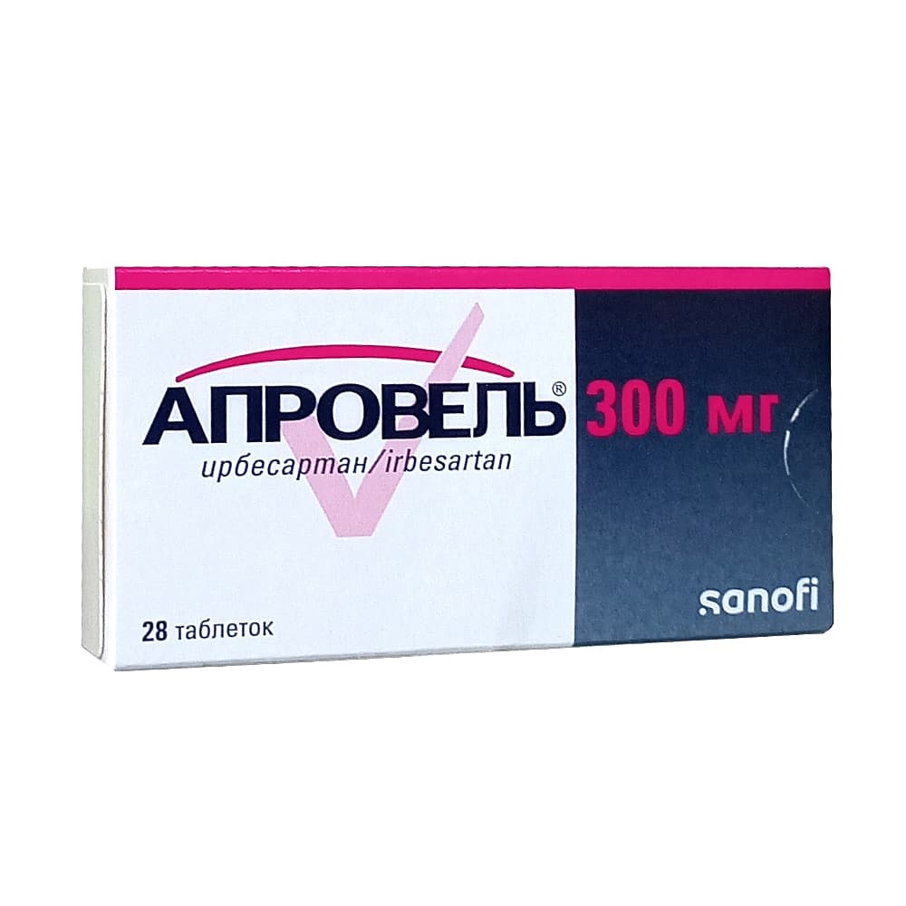 Апровель таблетки п.п.о. 300 мг, 28 шт