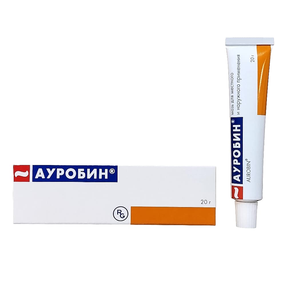 Ауробин мазь для ректального и наружного применения, 20 гр