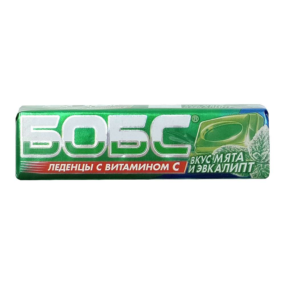 БОБС леденцы со вкусом мяты и эвкалипта, 35гр