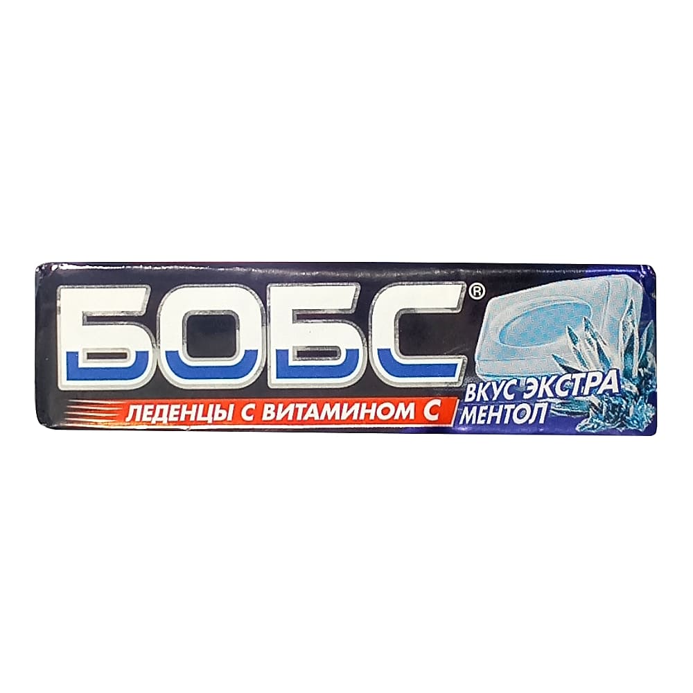 БОБС леденцы со вкусом эктра ментола, 35 гр.