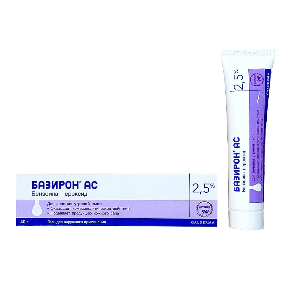 Базирон АС гель 2,5%, 40 г