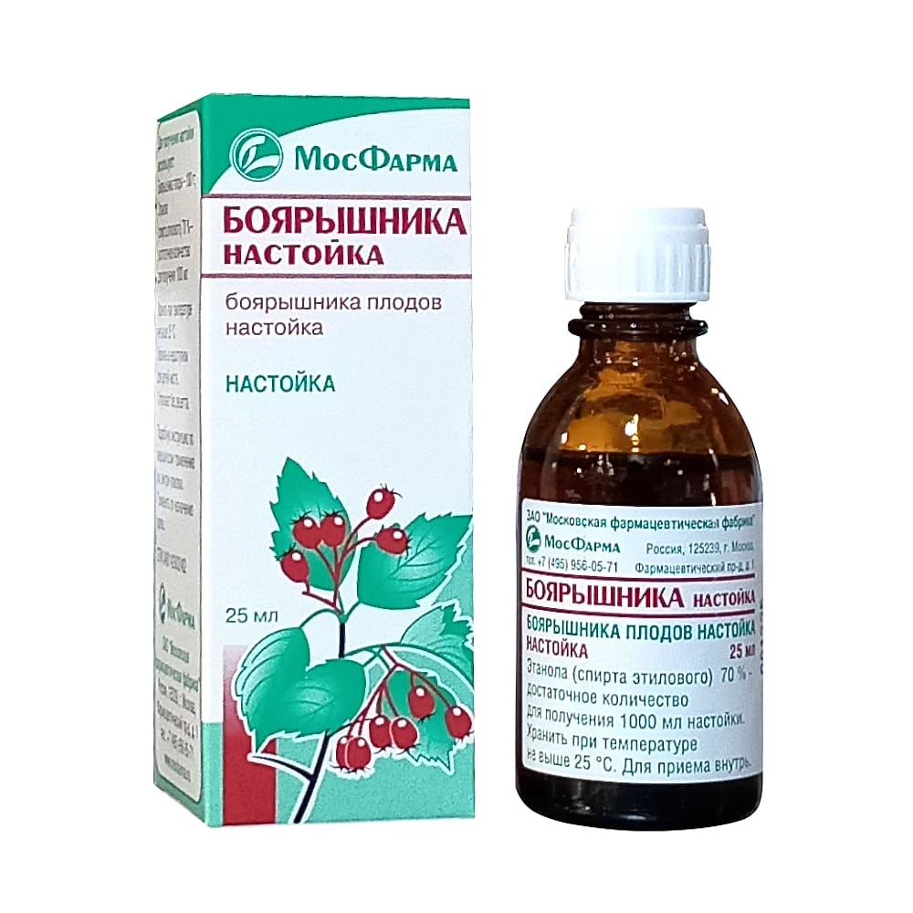 Боярышника настойка, 25 мл