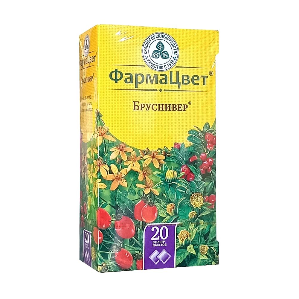 Бруснивер фильтр-пакеты 2г 20 шт