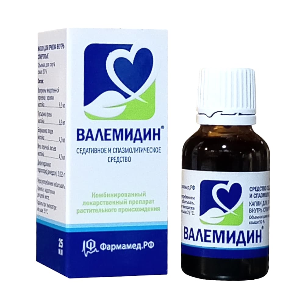 Валемидин капли 25 мл.