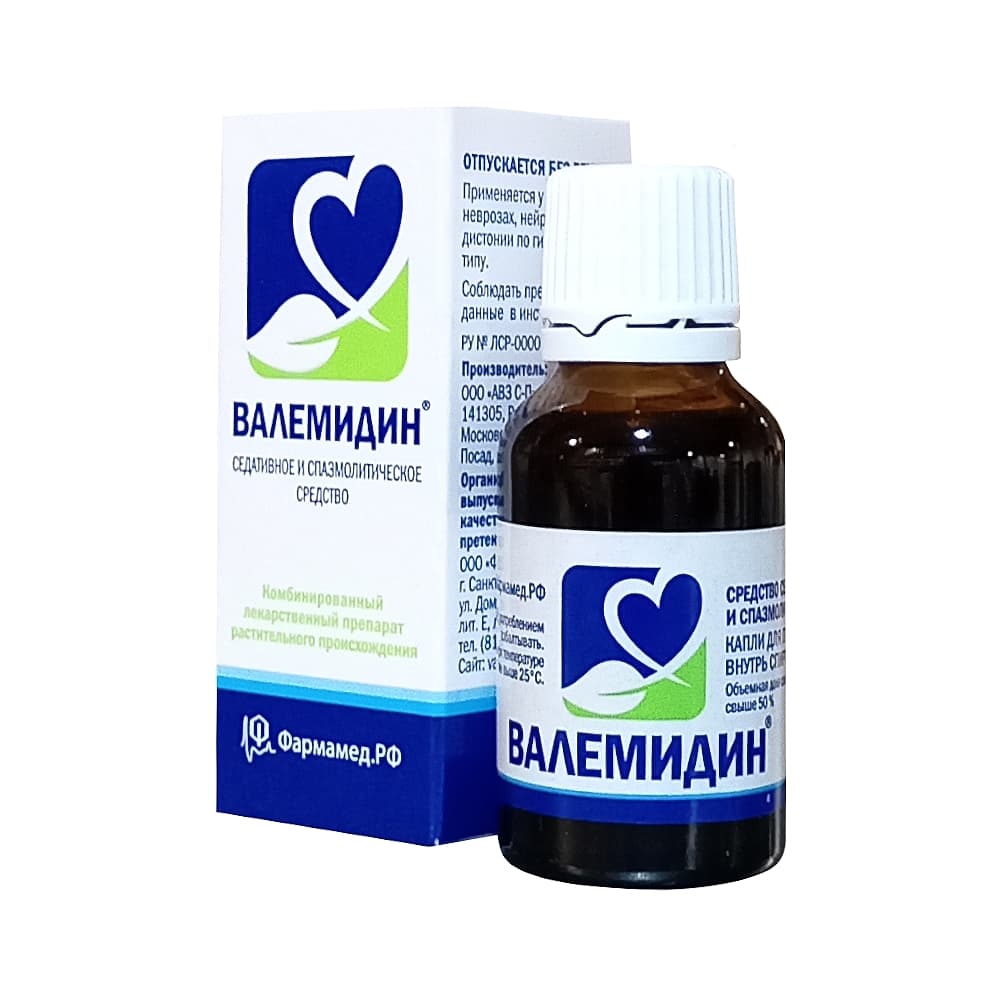 Валемидин капли 25 мл.