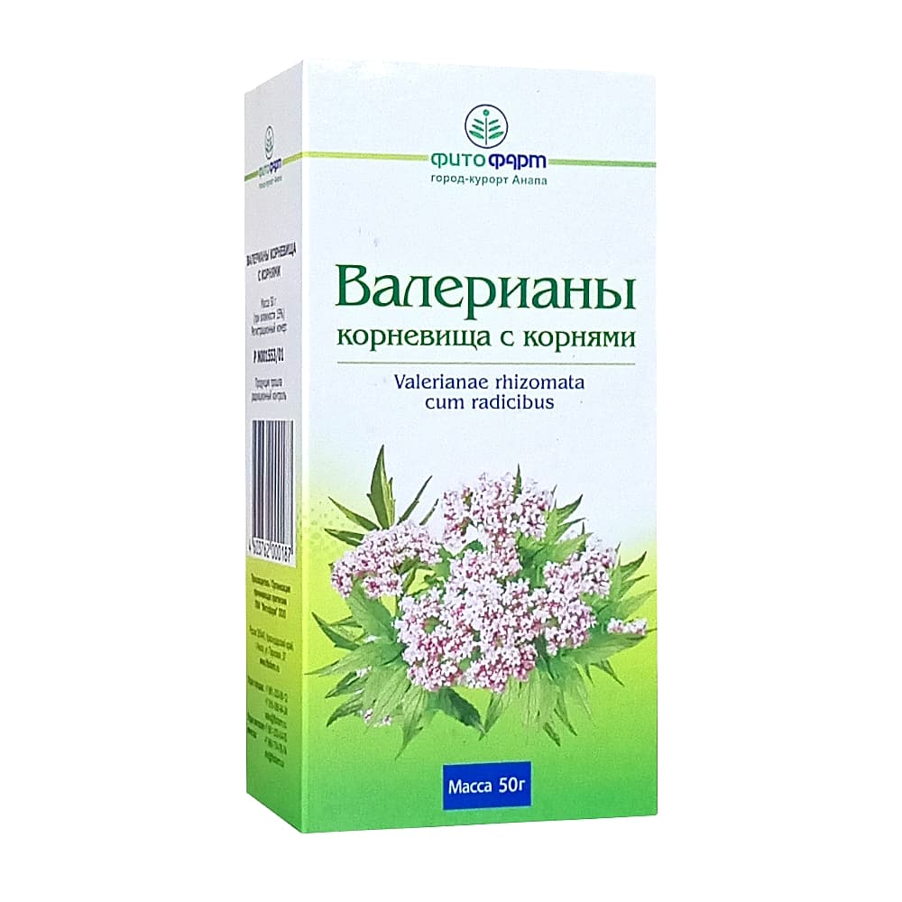 Валерианы корневища с корнями 50г