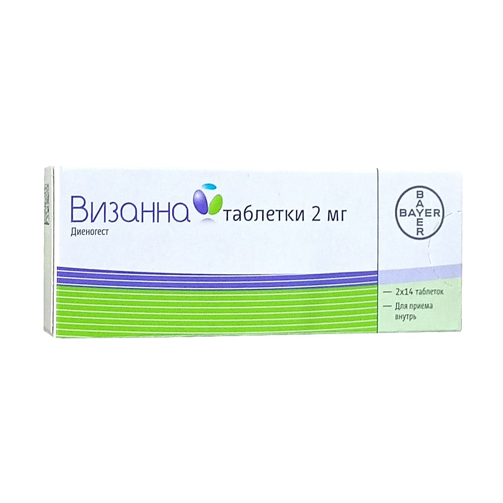 Визанна таблетки 2 мг, 28 шт.