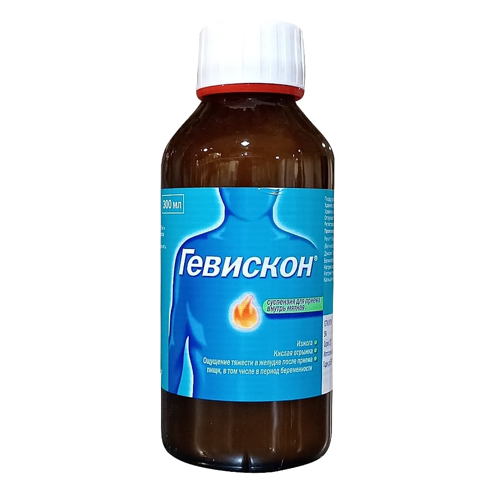 Гевискон суспензия мятная, 300 мл