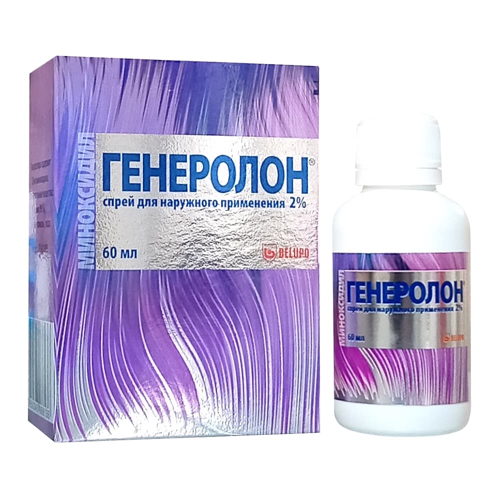 Генеролон спрей 2%, 60 мл