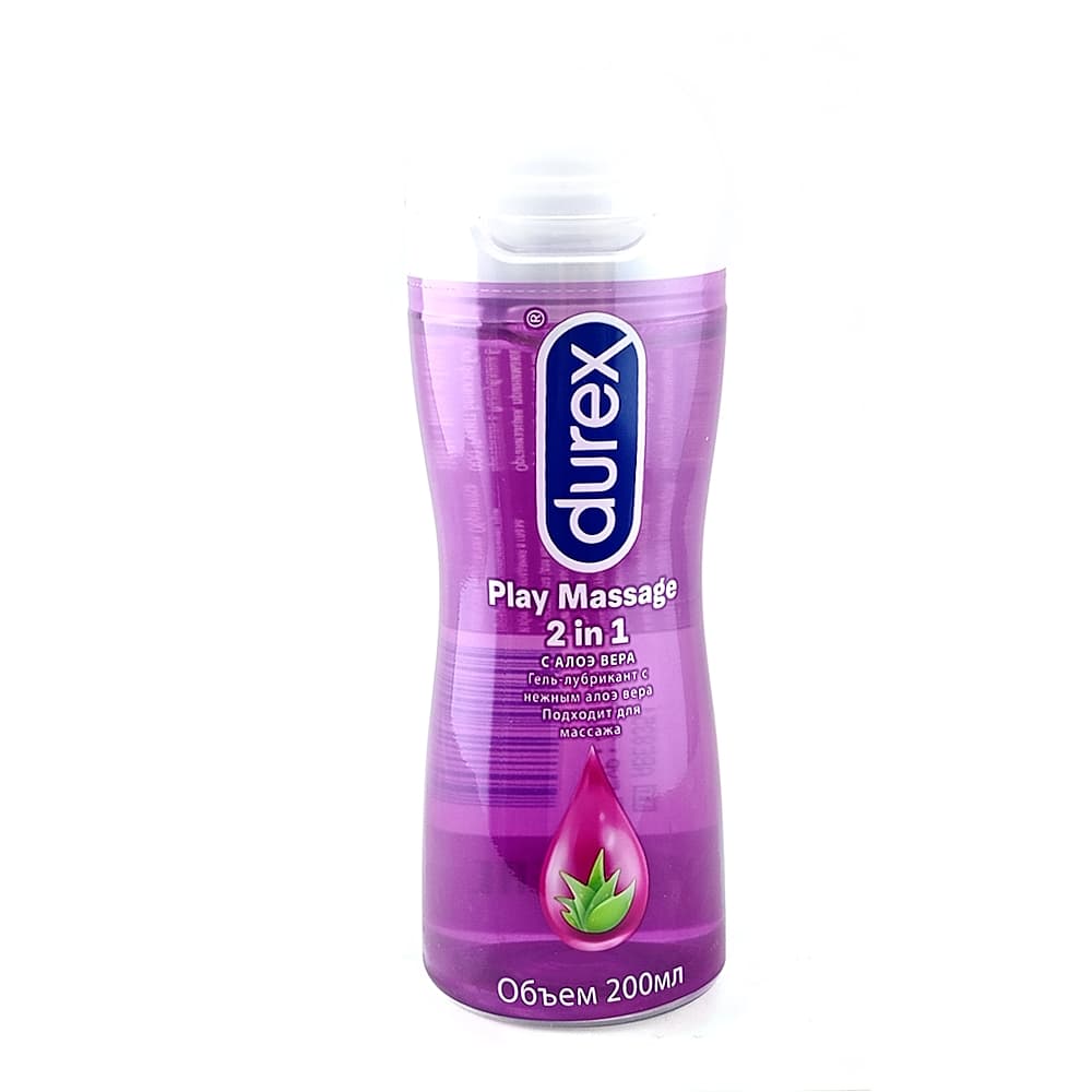 DUREX Play Massage Aloe гель-смазка 2в1, 200 мл.
