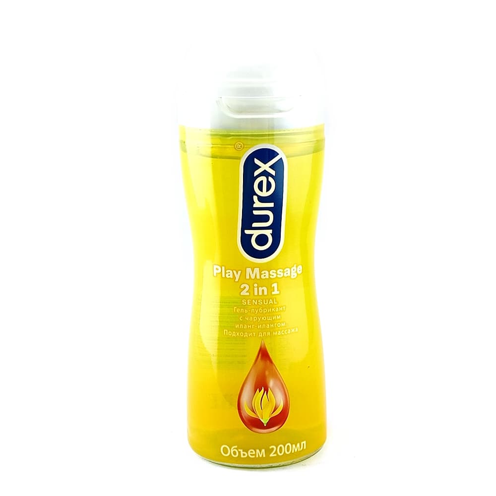 DUREX Play Massage Sensual гель-смазка 2в1,с иланг-иланг, 200 мл.