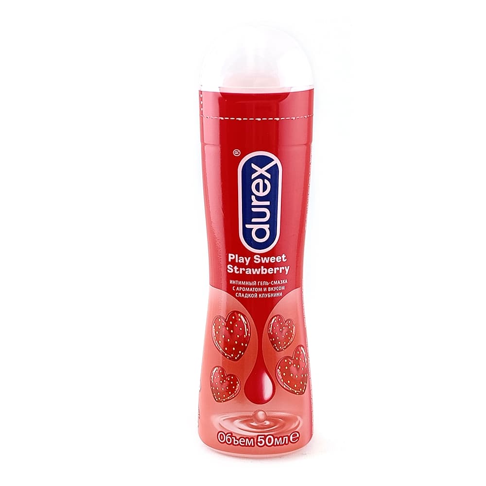 DUREX Play Sweet Strawberry гель-смазка с ароматом сладкой клубники, 50 мл.