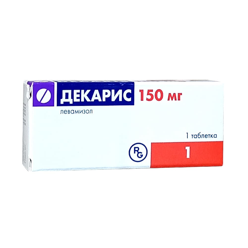 Декарис таблетки 150 мг, 1 шт