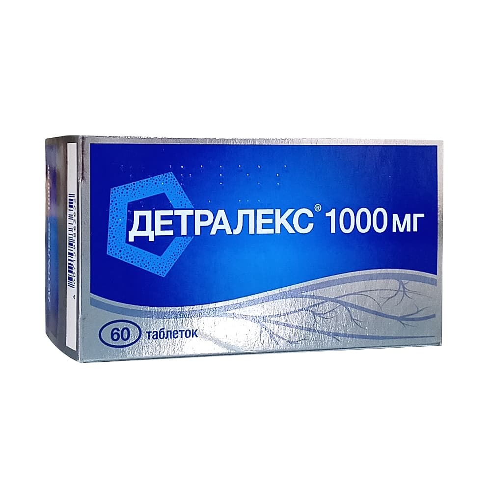 Детралекс таблетки 1000 мг, 60 шт