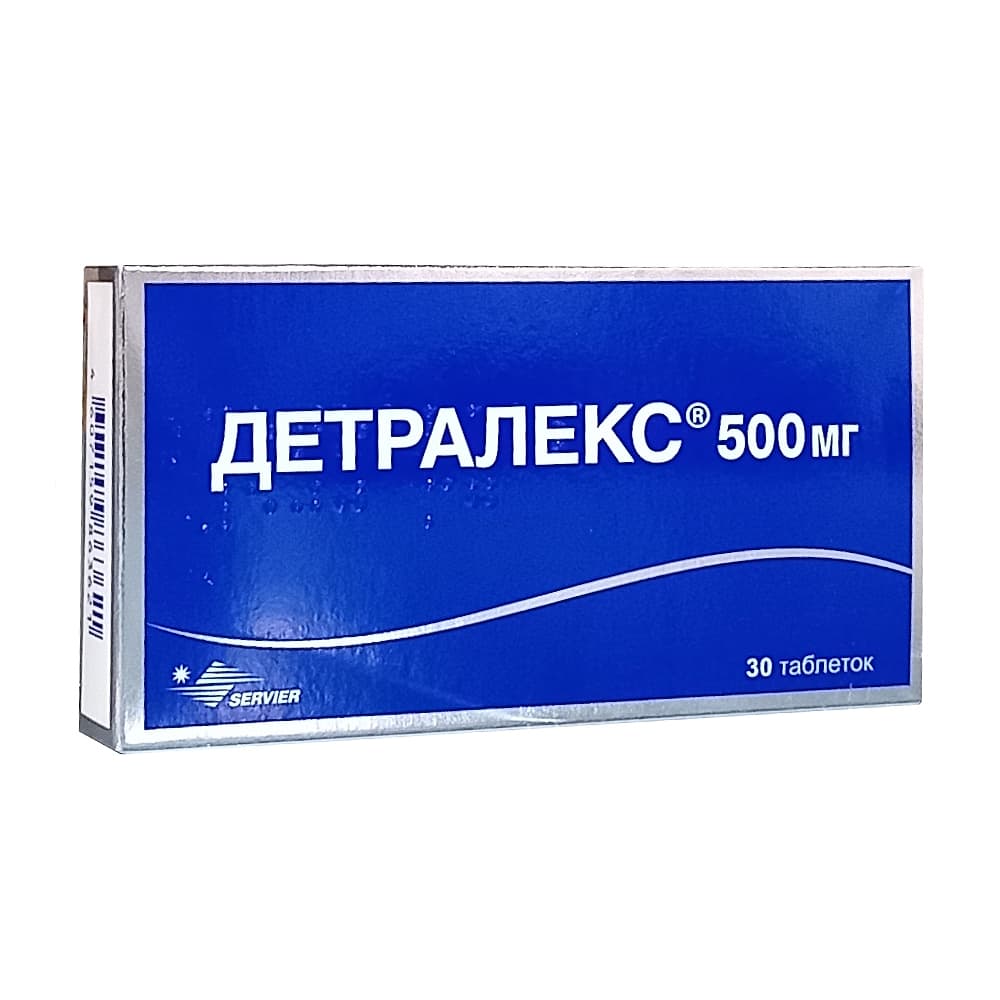 Детралекс таблетки 500 мг, 30 шт