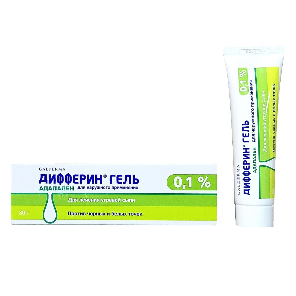 Дифферин гель 0,1%, 30гр.