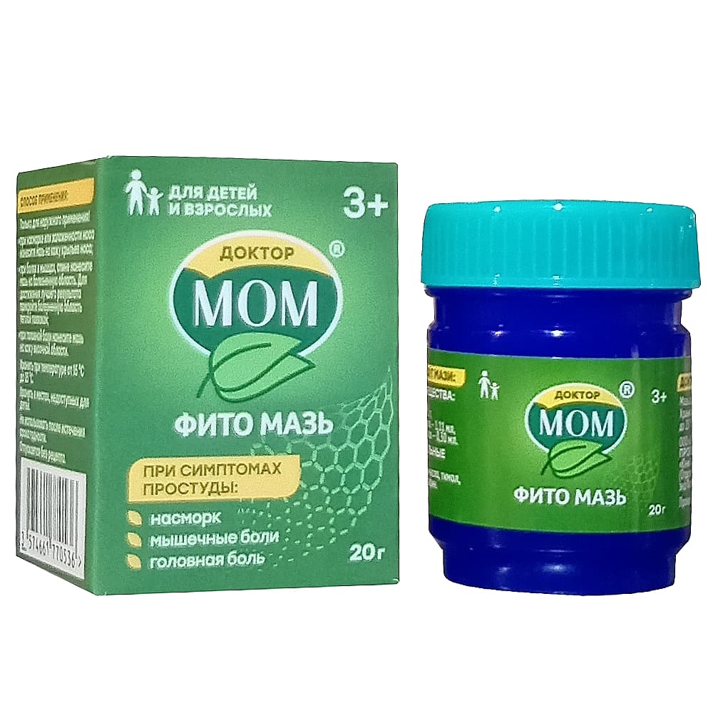 Доктор Мом Фито мазь, 20 гр