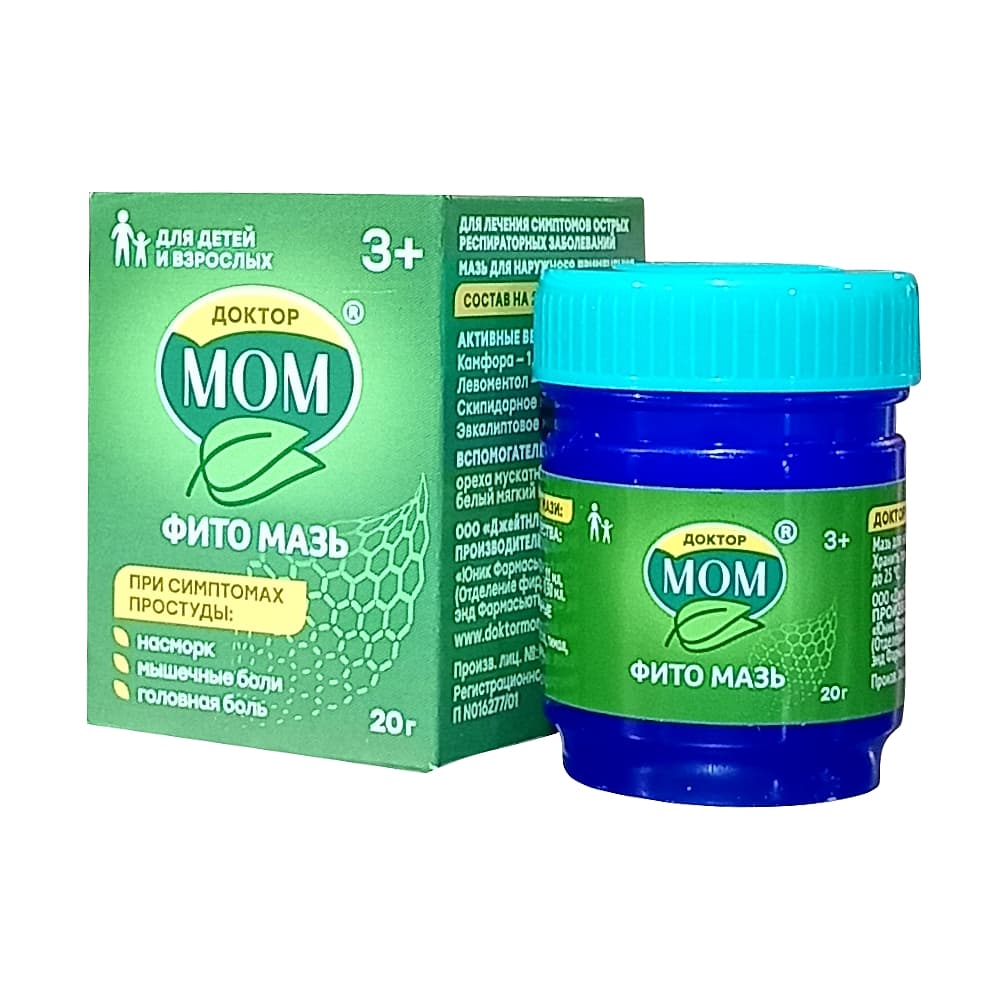 Доктор Мом Фито мазь, 20 гр