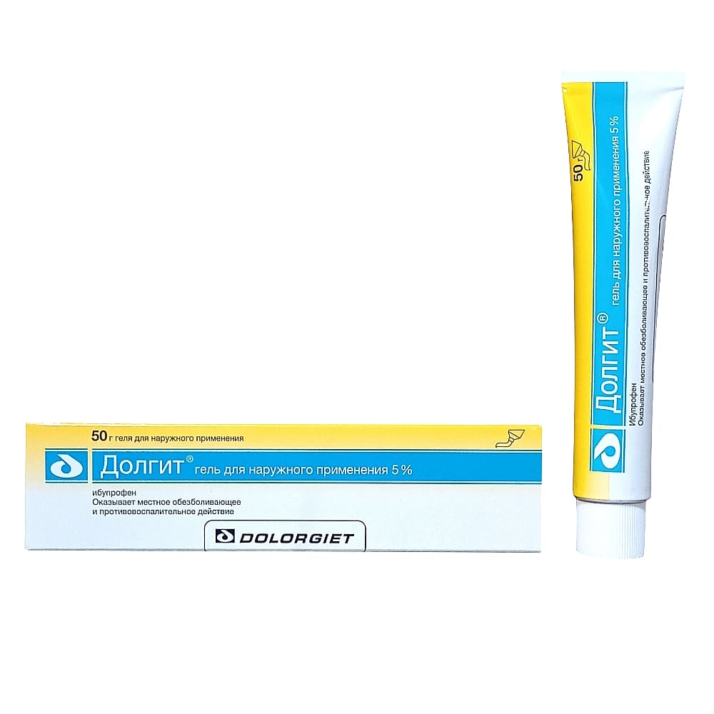 Долгит гель 5%, 50 гр.