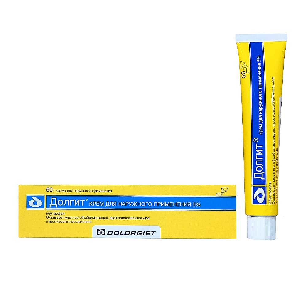Долгит крем 5%, 50 мл.