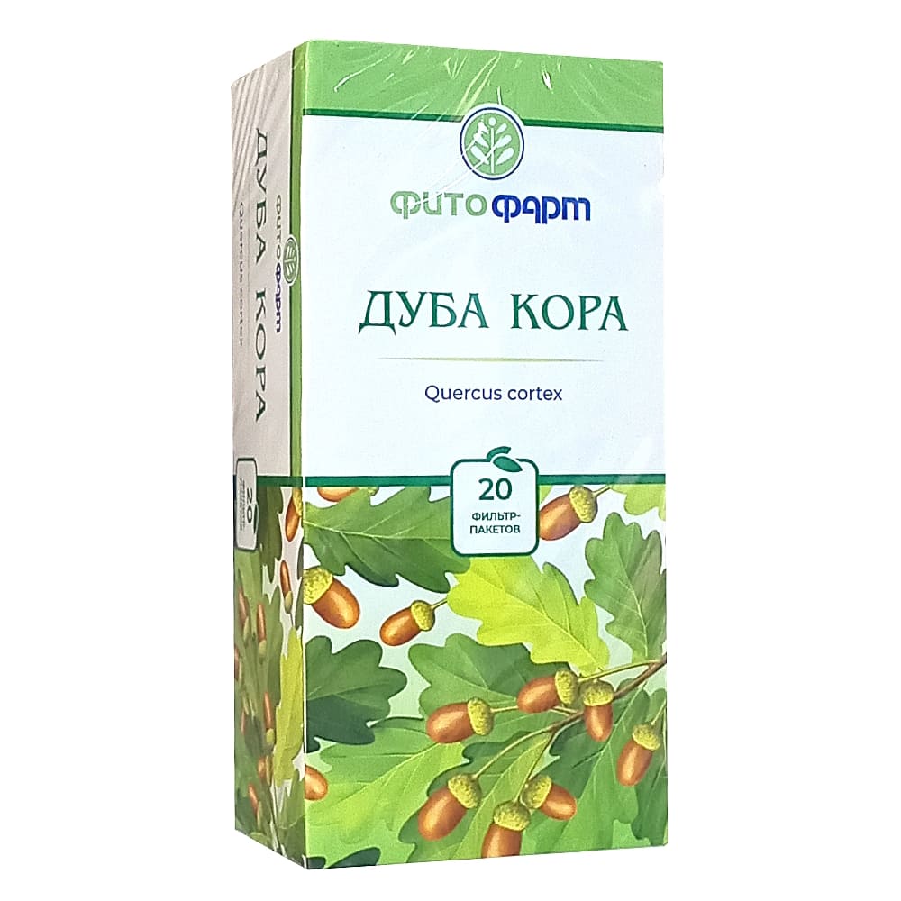 Дуба кора фильтр-пакет по 1,5 гр, 20 шт