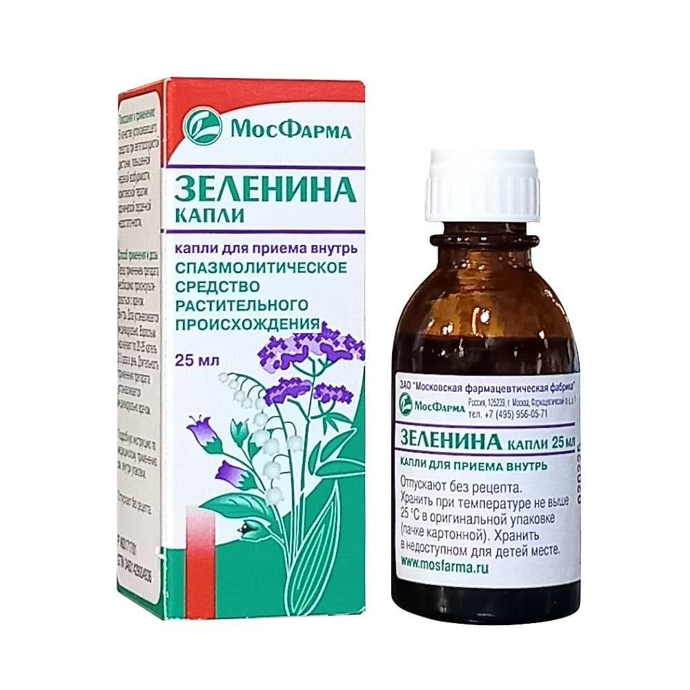 Зеленина капли 25мл