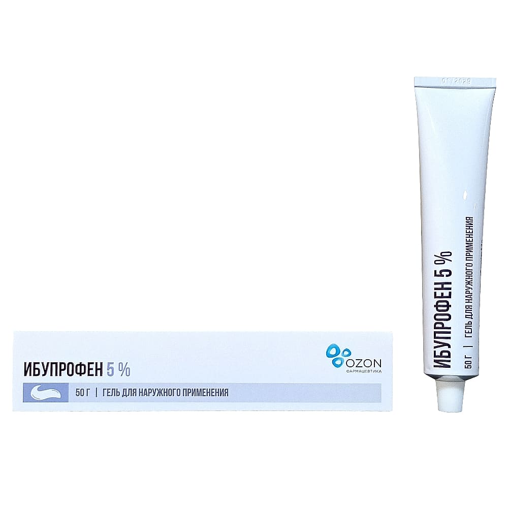 Ибупрофен гель 5%, 50 гр