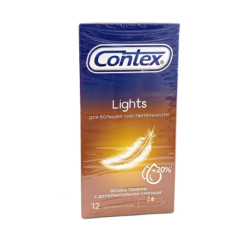 CONTEX Lights особо тонкие презервативы, №12